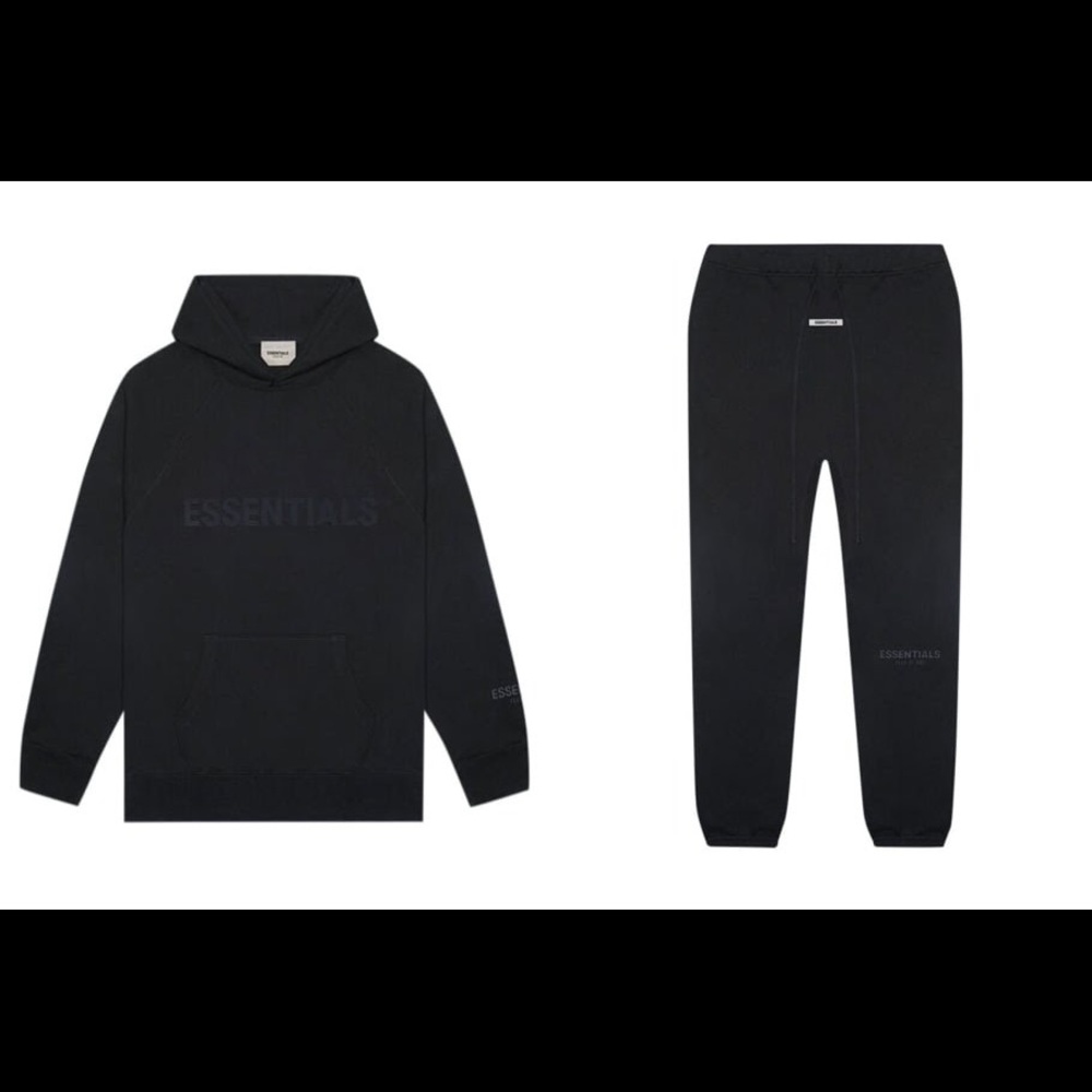 ESSENTIALS oversized sweatshirt and sweatpants set
